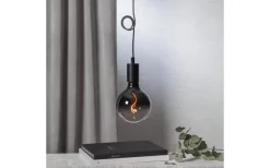 Dekorativa Ljuskällor E27<Star Trading LED E27 Glob 125mm ColourMix Svart 2100K 55lm 2,5W(5W)