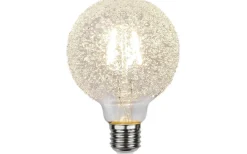Dekorativa Ljuskällor E27<Star Trading LED E27 Glob 95mm DecoLED 2600K 65lm 1W(6W)