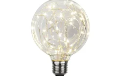 LED E27 Glob 95mm Dew Drop Clear 2900K 45lm 1,5W(4W)