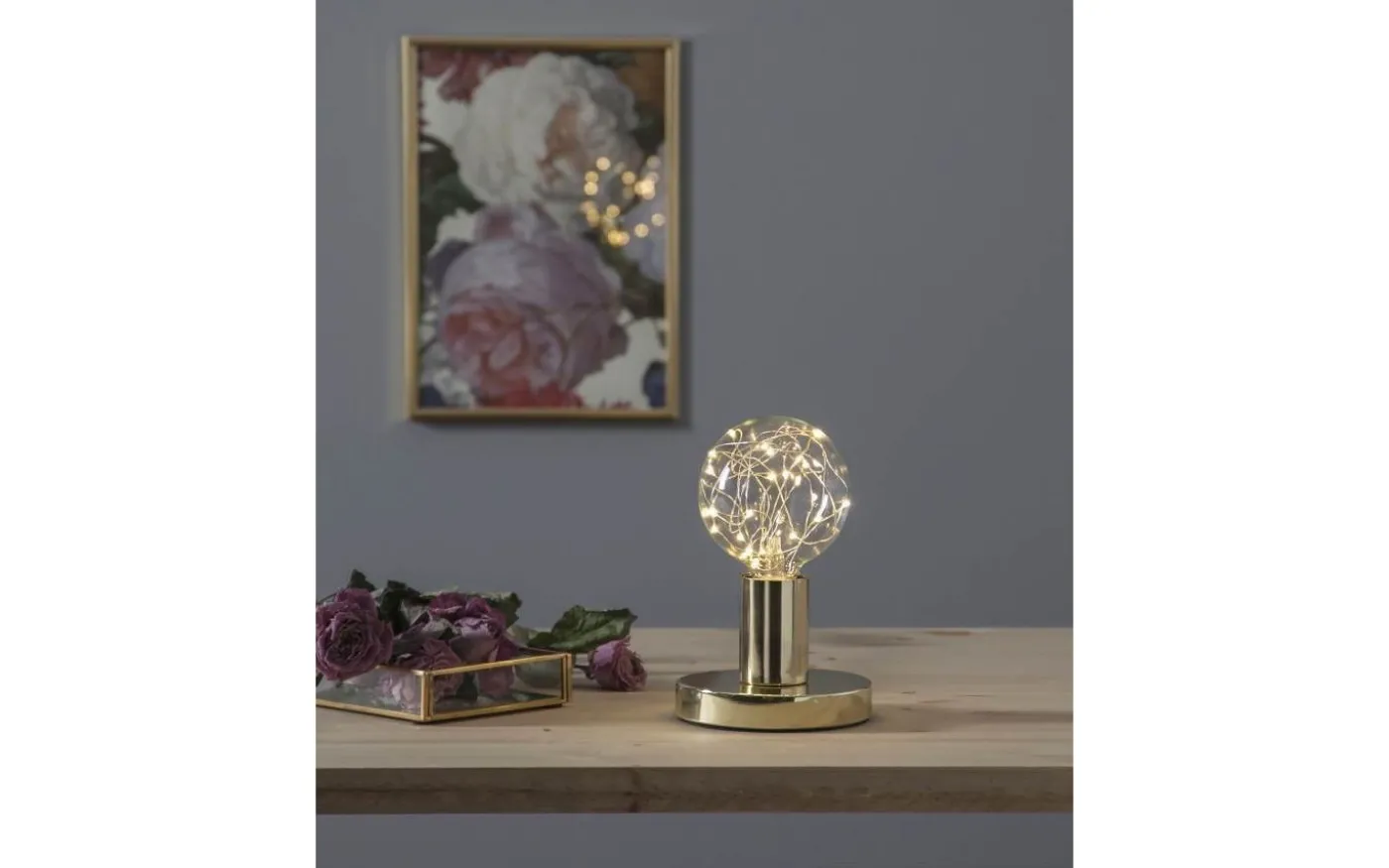 LED E27 Glob 95mm Dew Drop Clear 2900K 45lm 1,5W(4W)