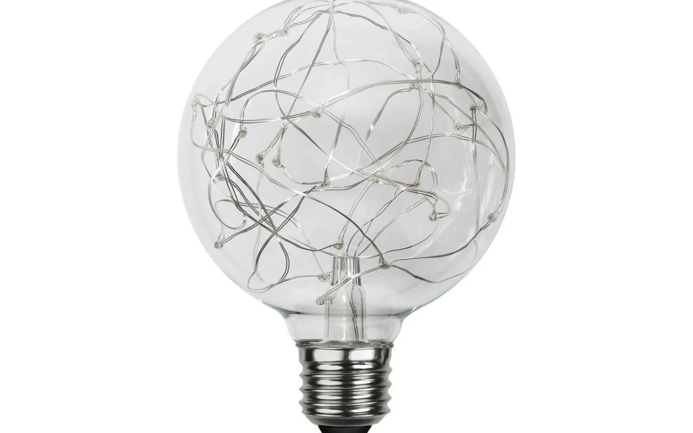 LED E27 Glob 95mm Dew Drop Clear 2900K 45lm 1,5W(4W)