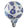 LED E27 Glob 125mm Flower Blue 2700K 30lm 1,6W(5W)