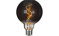 Star Trading LED E27 Glob 95mm Grace Smoke 1800K 60lm 3W(6W)* Dekorativa Ljuskällor E27|Heavy Smoke E27