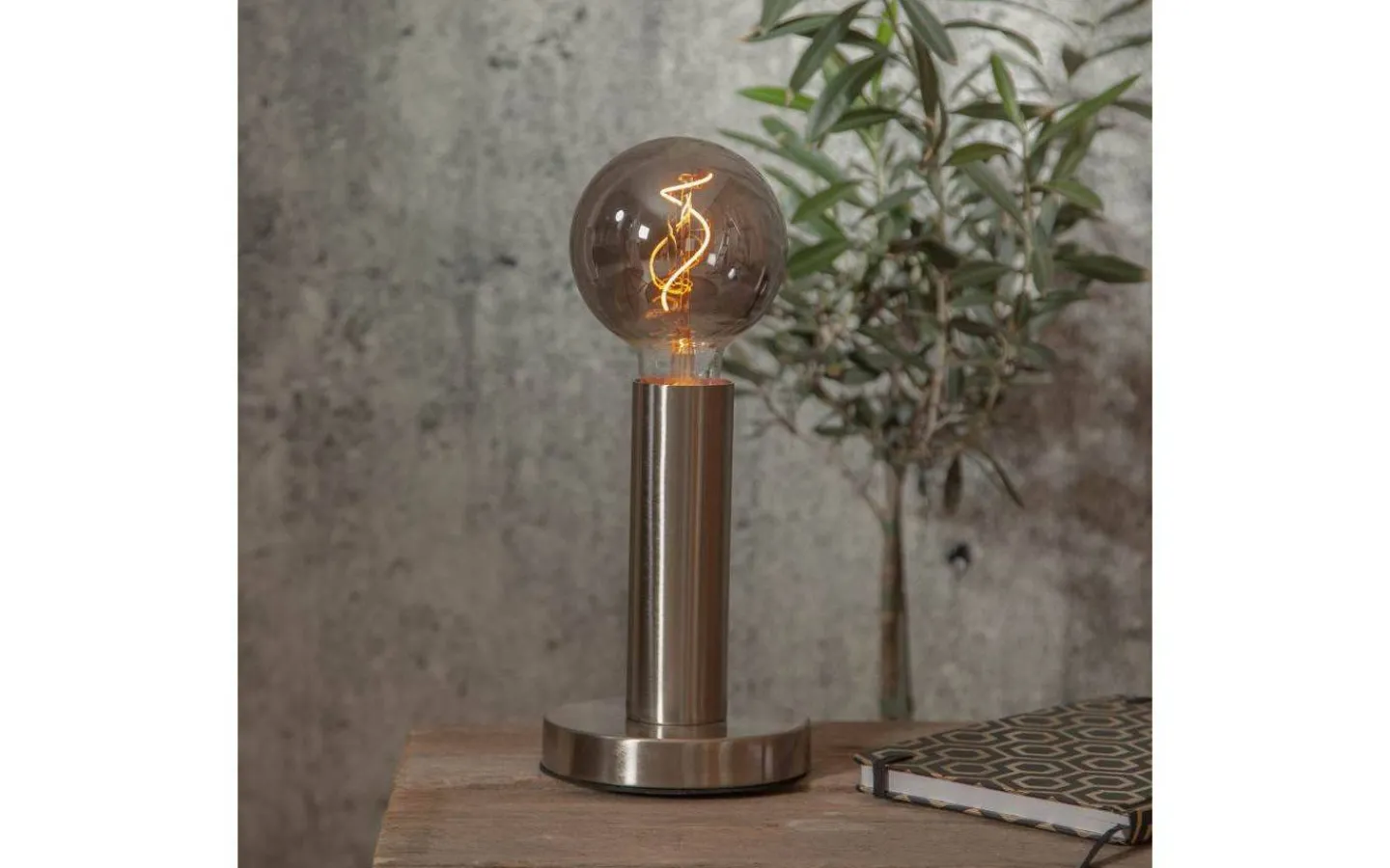 Star Trading LED E27 Glob 95mm Grace Smoke 1800K 60lm 3W(6W)* Dekorativa Ljuskällor E27|Heavy Smoke E27