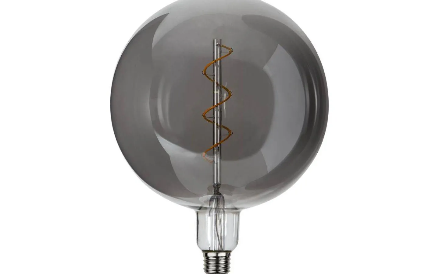 Dekorativa Ljuskällor E27|Heavy Smoke E27<Star Trading LED E27 Glob 200mm Industrial Vintage Smoke 2200K 55lm 2,6W(5W)