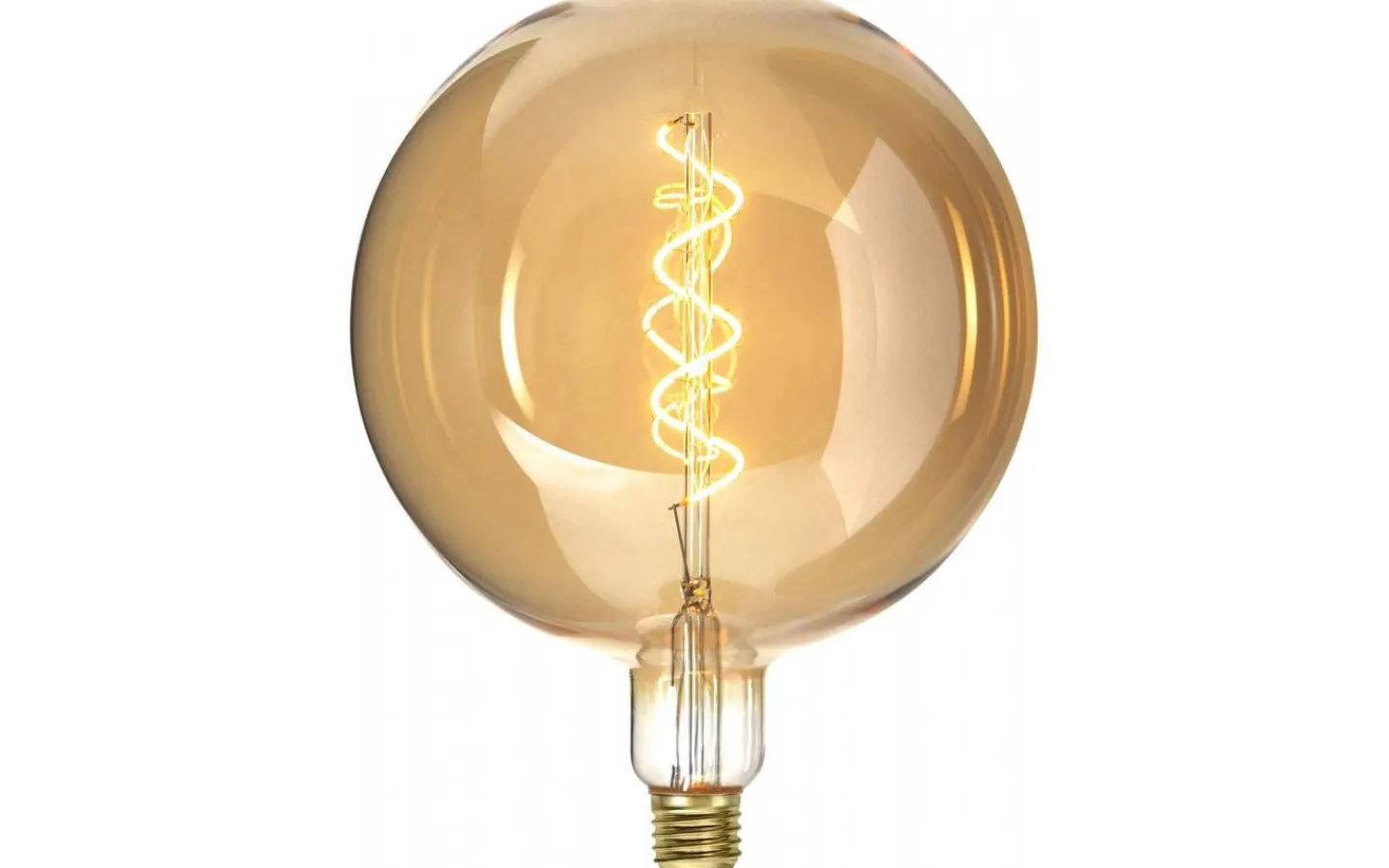 Dekorativa Ljuskällor E27<Star Trading LED E27 Glob 200mm Industrial Vintage 2100K 130lm 2,8W(15W)