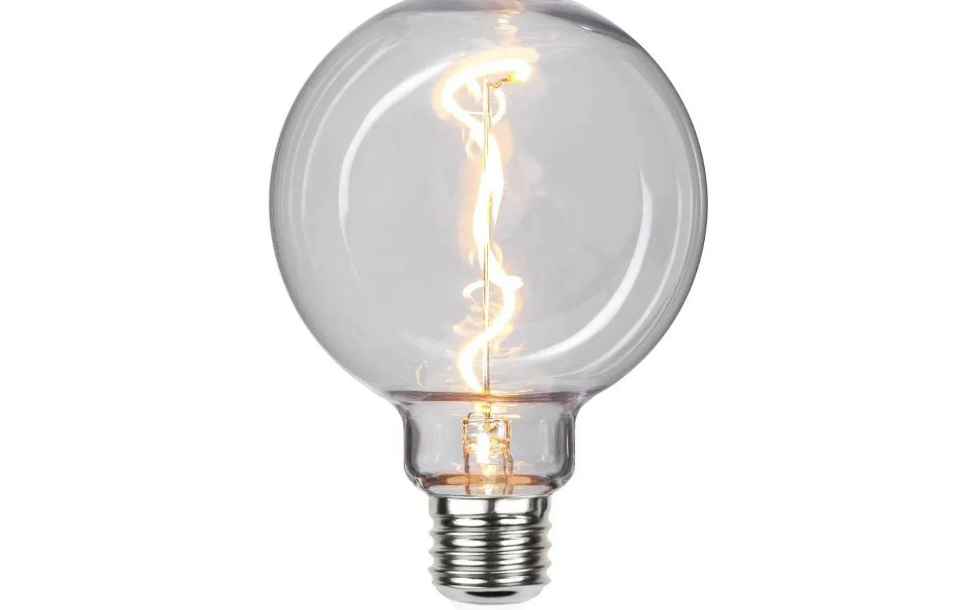 LED E27 Glob 95mm Okrossbar 2200K 55lm 1W(6W)