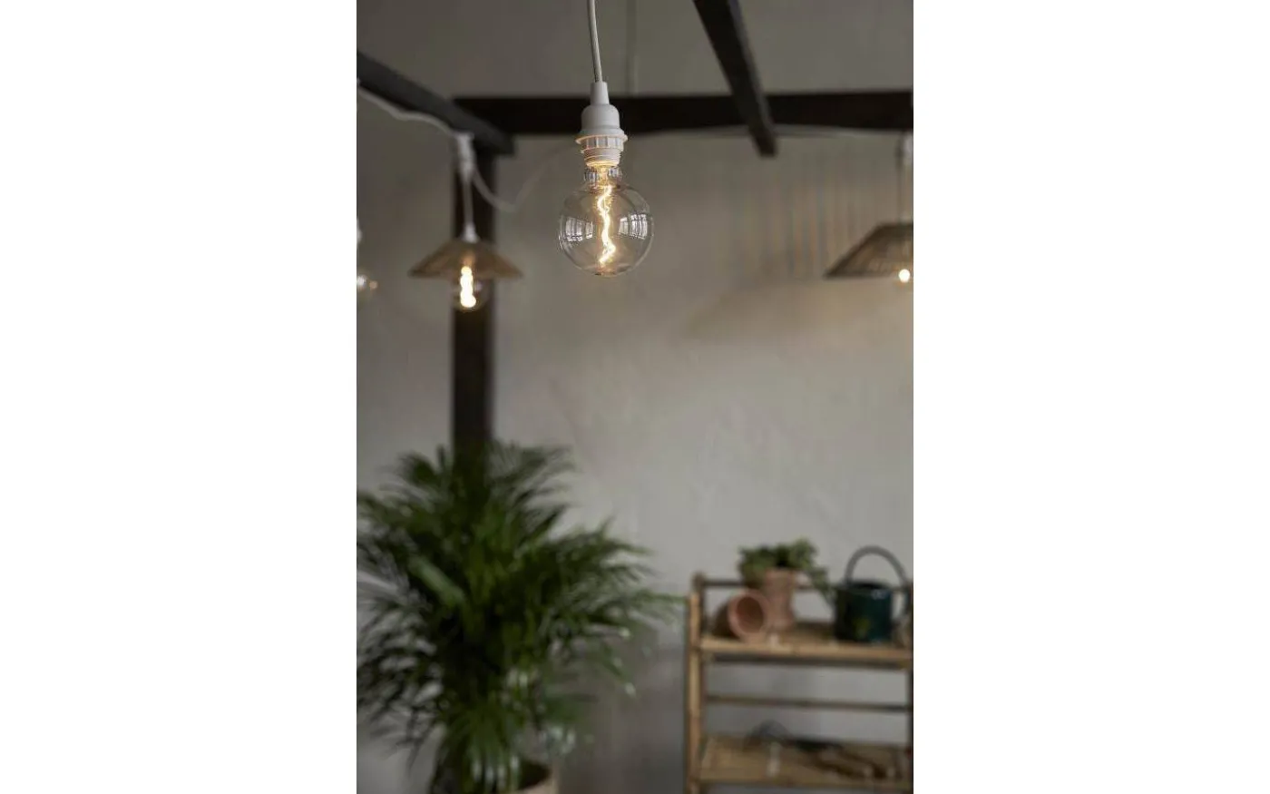 LED E27 Glob 95mm Okrossbar 2200K 55lm 1W(6W)