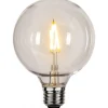Star Trading LED E27 Glob 95mm Okrossbar 2200K 90lm 1W(10W)* Dekorativa Ljuskällor E27