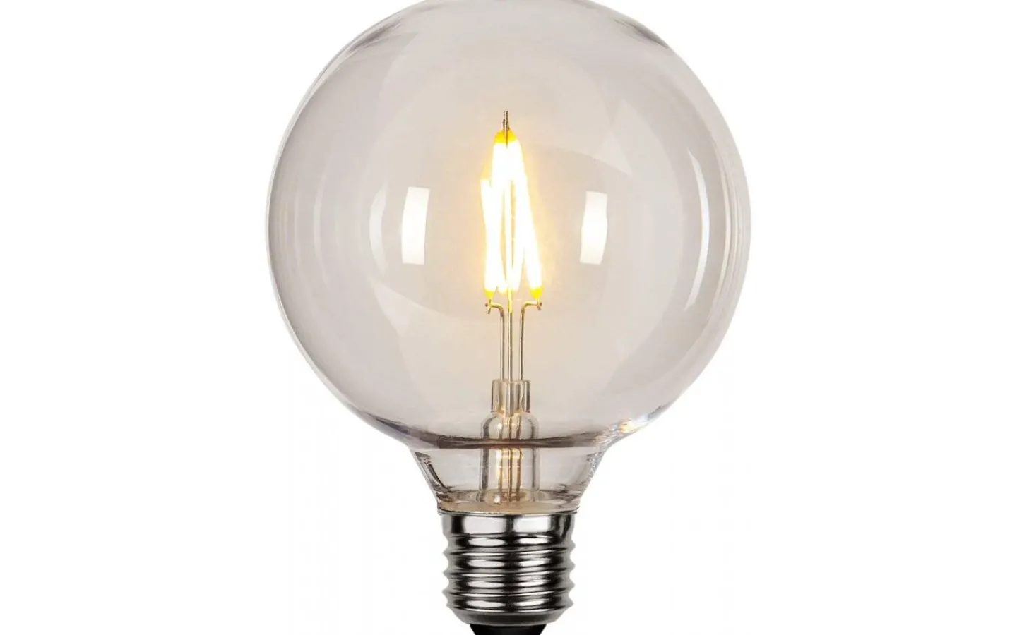 Star Trading LED E27 Glob 95mm Okrossbar 2200K 90lm 1W(10W)* Dekorativa Ljuskällor E27