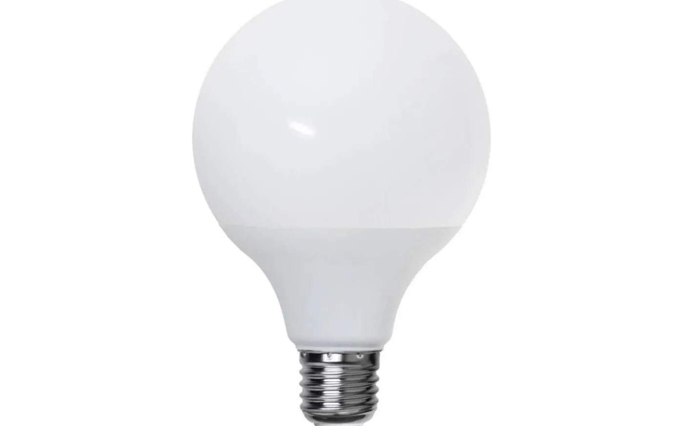 LED E27 Glob 95mm Okrossbar Opal 3000K 300lm 3,7W(28W)