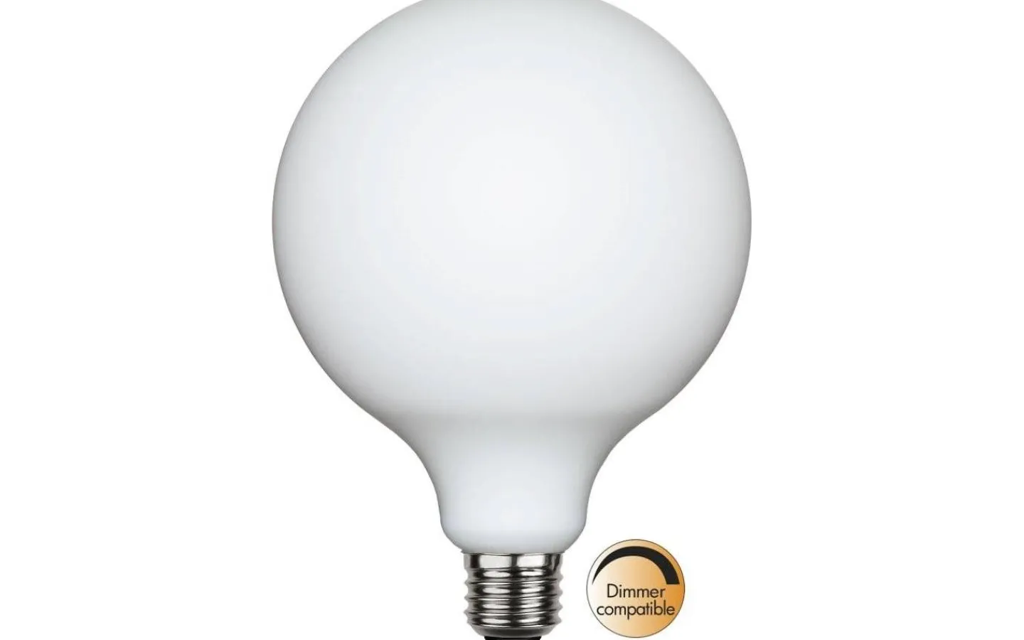 Star Trading LED E27 Glob 125mm Opal 2600K 400lm 5W(35W)* Dekorativa Ljuskällor E27|Opal E27