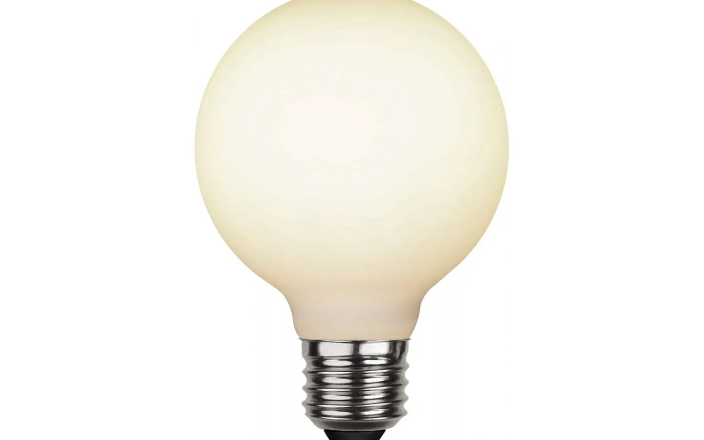 Star Trading LED E27 Glob 80mm Opal 2600K 400lm 5W(35W)* Dekorativa Ljuskällor E27|Opal E27