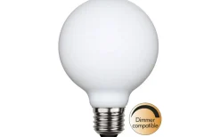 Star Trading LED E27 Glob 80mm Opal 2600K 400lm 5W(35W)* Dekorativa Ljuskällor E27|Opal E27