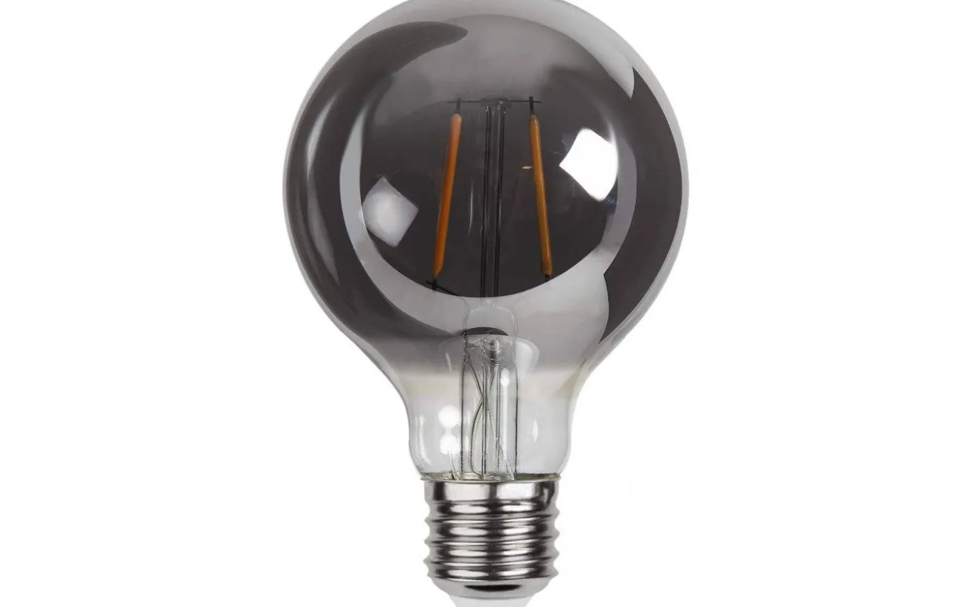 LED E27 Glob 80mm Plain Smoke 2100K 80lm 1,8W(8W)