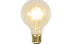 Dekorativa Ljuskällor E27<Star Trading LED E27 Glob 80mm Soft Glow 2100K 140lm 1,6W(13W)