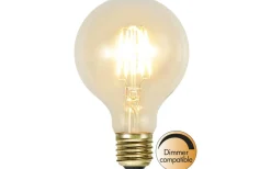 Dekorativa Ljuskällor E27<Star Trading LED E27 Glob 80mm Soft Glow 2100K 140lm 1,6W(13W)