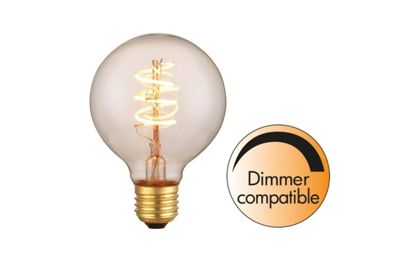 LED E27 Glob 80mm Soft Glow 2200K 130lm 2W(10W)