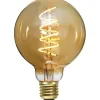 Star Trading LED E27 Glob 95mm Spiral Amber 2000K 150lm 3,2W(15W)* Dekorativa Ljuskällor E27