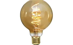 Star Trading LED E27 Glob 95mm Spiral Amber 2000K 150lm 3,2W(15W)* Dekorativa Ljuskällor E27