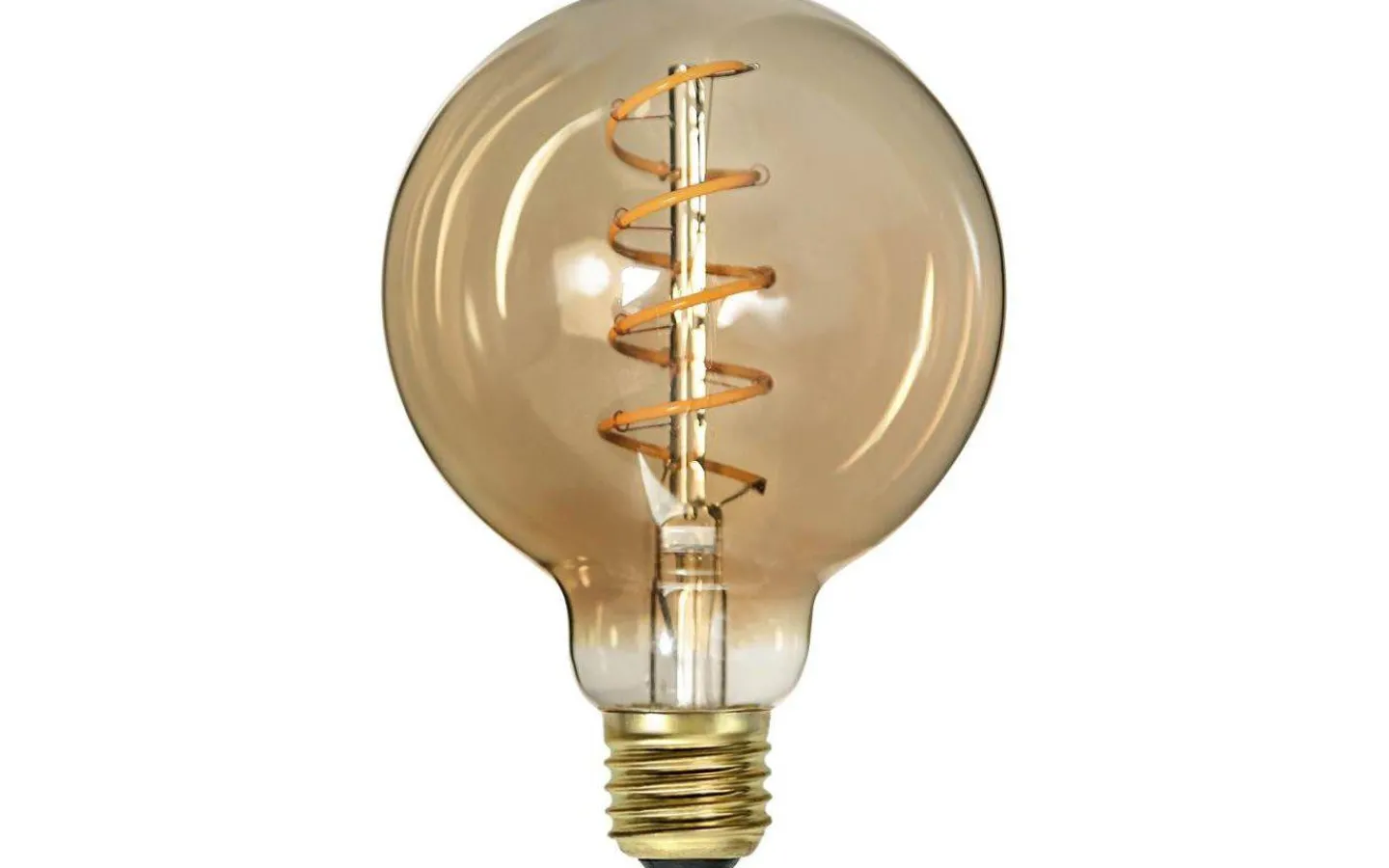 Star Trading LED E27 Glob 95mm Spiral Amber 2000K 150lm 3,2W(15W)* Dekorativa Ljuskällor E27