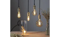 Star Trading LED E27 Glob 95mm Spiral Amber 2000K 150lm 3,2W(15W)* Dekorativa Ljuskällor E27