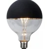 Star Trading LED E27 Glob 125mm Toppförseglad Svart 2600K 250lm 2,8W(25W)* Dekorativa Ljuskällor E27