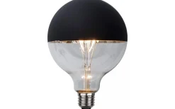 Star Trading LED E27 Glob 125mm Toppförseglad Svart 2600K 250lm 2,8W(25W)* Dekorativa Ljuskällor E27