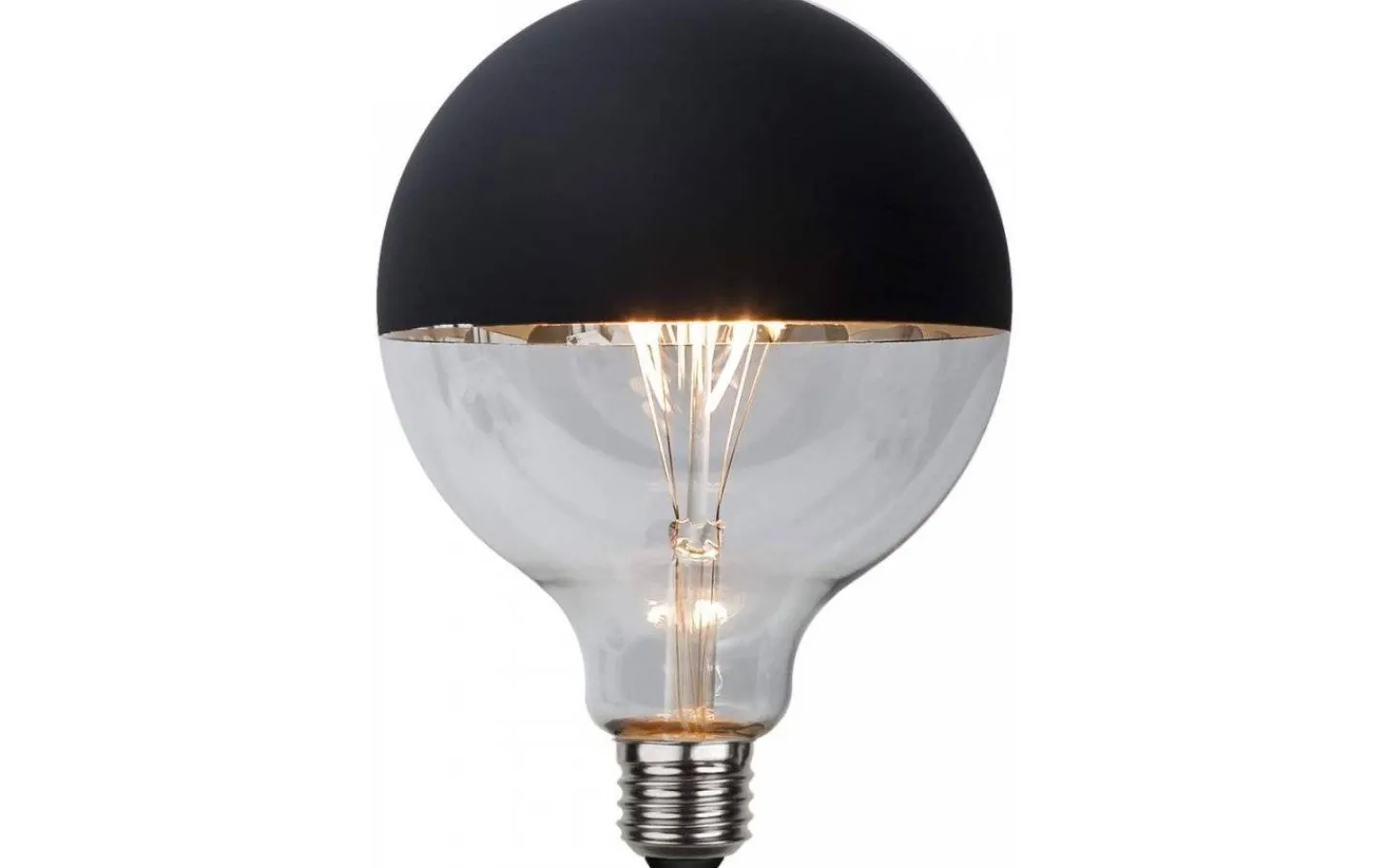 Star Trading LED E27 Glob 125mm Toppförseglad Svart 2600K 250lm 2,8W(25W)* Dekorativa Ljuskällor E27