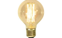 Dekorativa Ljuskällor E27<Star Trading LED E27 Glob 80mm Vintage Gold 1800K 240lm 3,8W(22W)