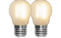 LED E27 Klot Frostad 2700K 150lm 1,4W(16W) 2-pack