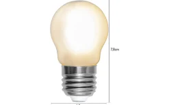 Frostad E27<Star Trading LED E27 Klot Frostad 2700K 250lm 2,5W(25W) 2-pack