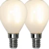 Star Trading LED E14 Klot Frostad 2700K 150lm 1,5W(16W) 2-pack* Frostad E14
