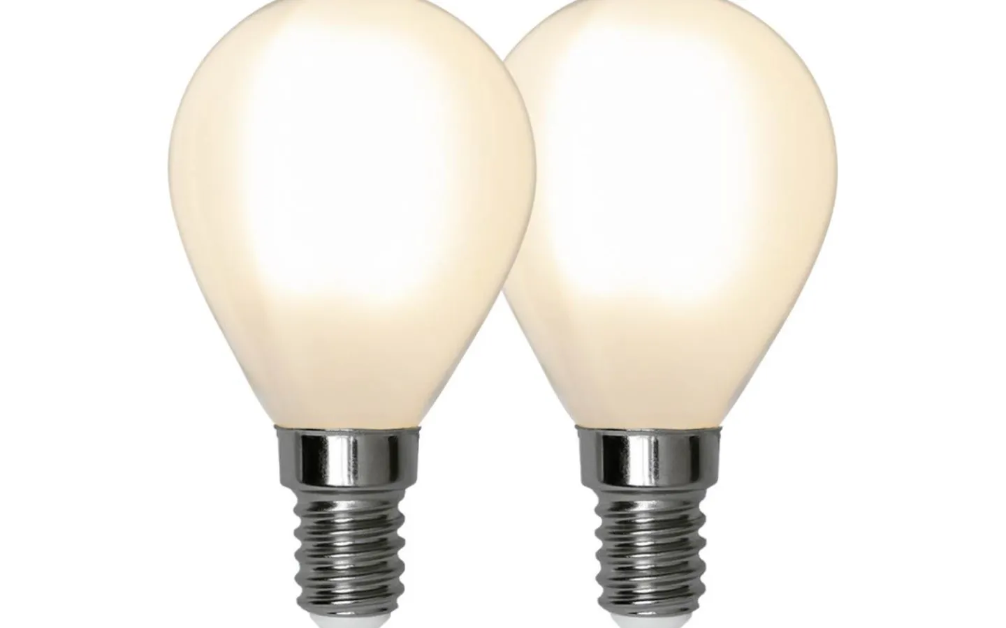 Frostad E14<Star Trading LED E14 Klot Frostad 2700K 250lm 2,5W(25W) 2-pack