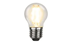 Glödlampsersättare E27<Star Trading LED E27 Klot 2700K 470lm 4W(40W)