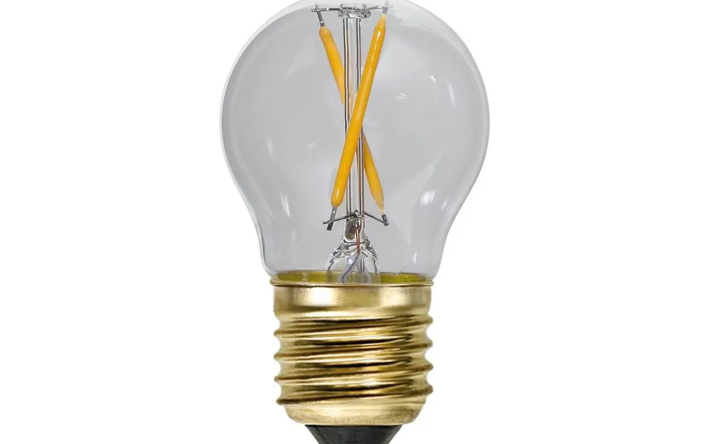 Glödlampsersättare E27<Star Trading LED E27 Klot Soft Glow 2100K 30lm 0,5W(5W)