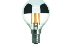 Ljuskällor|Dekorativa Ljuskällor E14<Malmbergs LED E14 Klot Toppförseglad Silver 2700K 320lm 4W(40W)