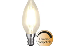 Glödlampsersättare E14<Star Trading LED E14 Kron 2700K 470lm 4,2W(40W)