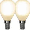 Star Trading LED E14 Kron Klot 2700K 470lm 4,5W(40W) 2-pack* Frostad E14