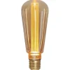 Dekorativa Ljuskällor E27<Star Trading LED E27 Lyktlampa Classic Mood Amber 1700K 100lm 2W(10W)