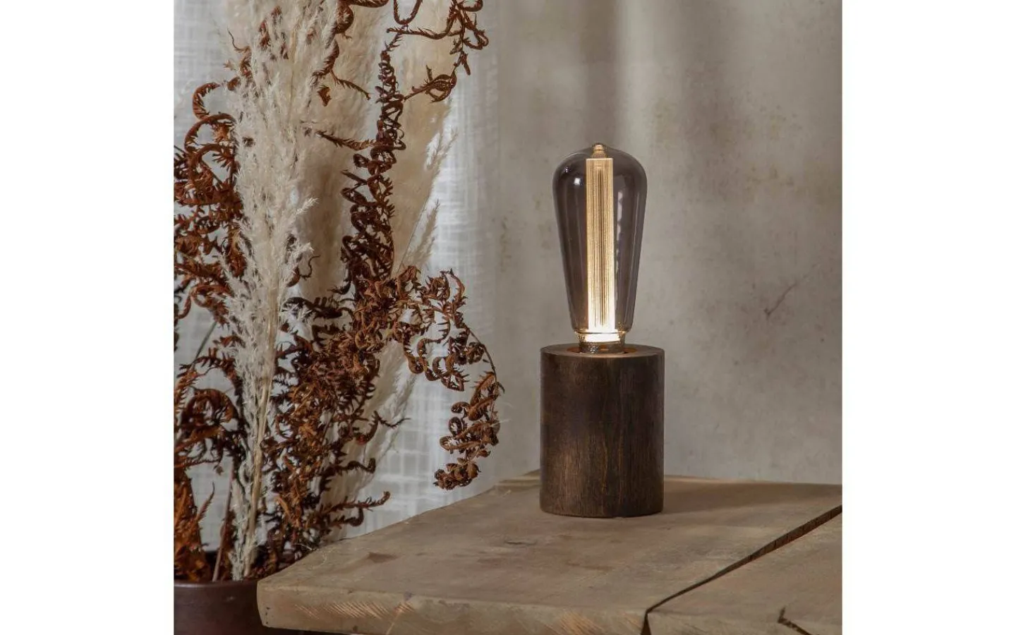 Star Trading LED E27 Lyktlampa Classic Mood Smoke 2800K 45lm 1,1W(4W)* Dekorativa Ljuskällor E27|Heavy Smoke E27