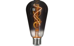 Dekorativa Ljuskällor E27|Heavy Smoke E27<Star Trading LED E27 Lyktlampa Grace Smoke 1800K 40lm 3W(5W)