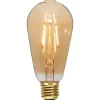 LED E27 Lyktlampa Plain Amber 2000K 80lm 0,75W(10W)