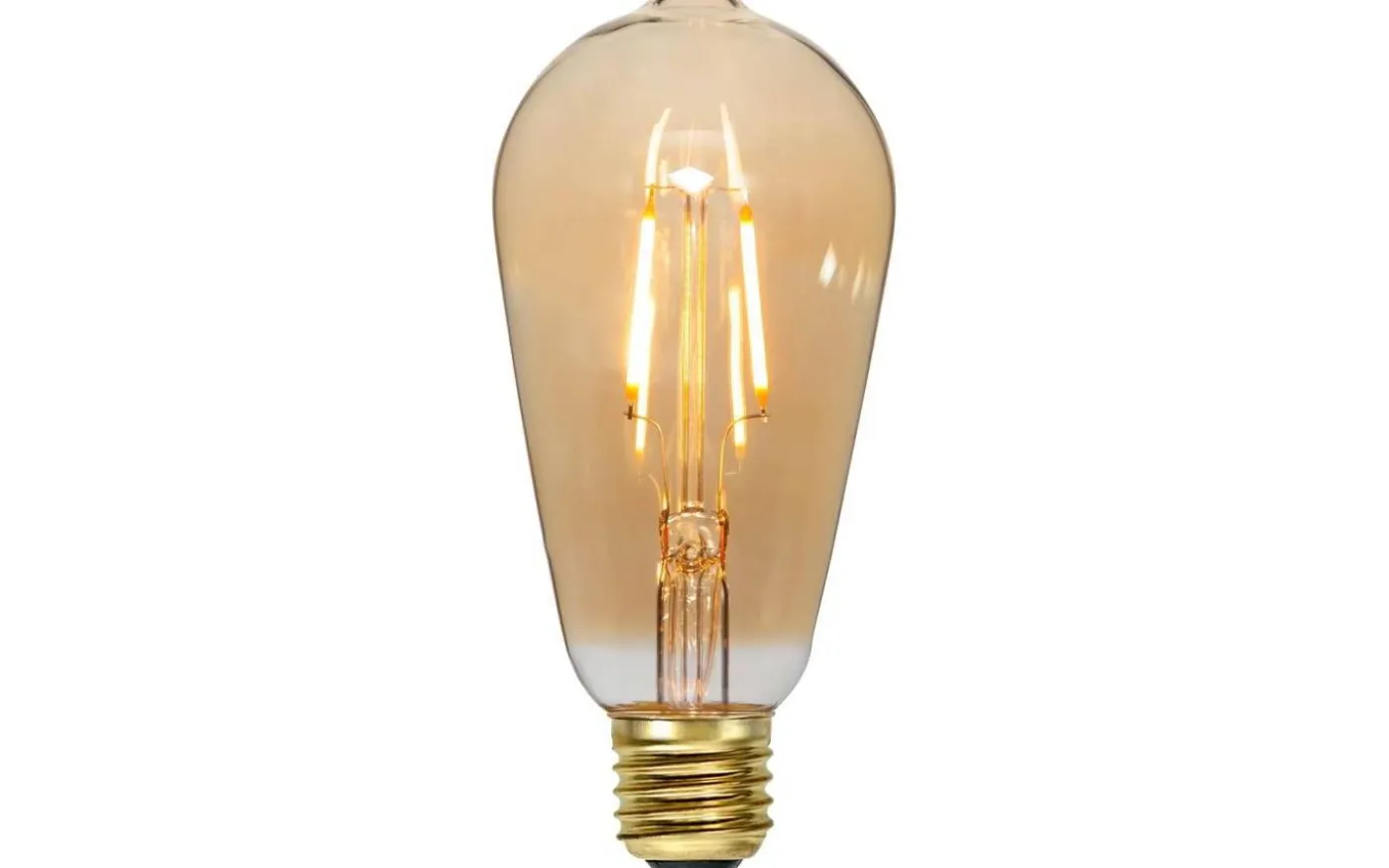 LED E27 Lyktlampa Plain Amber 2000K 80lm 0,75W(10W)