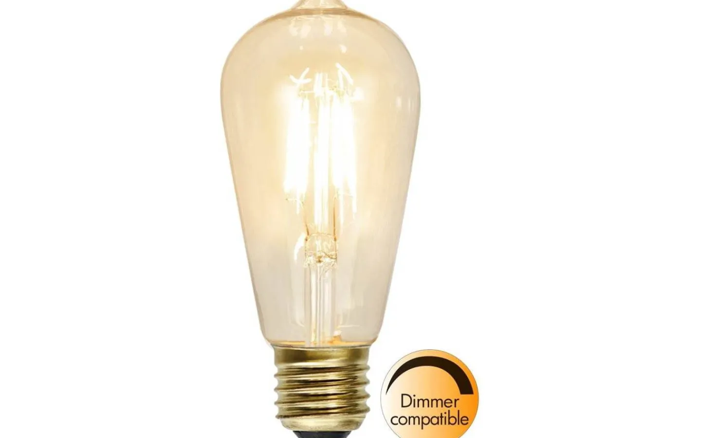 Star Trading LED E27 Lyktlampa Soft Glow 2100K 140lm 1,6W(15W)* Dekorativa Ljuskällor E27
