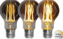 LED E27 Normal 3-Steg DIM Minne Soft Glow Smoke 2200K 260lm 3,9W(25W)