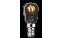 Dekorativa Ljuskällor E14<Unison LED E14 Päron Nero 2200K 50lm 2W(5W)