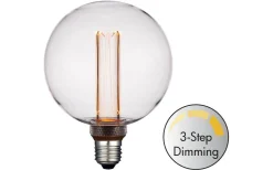 Halo Design LED E27 3-Steg DIM Glob 125mm 3000K 200lm 5W(20W) Blitz* Dekorativa Ljuskällor E27|3-Steg Dim E27