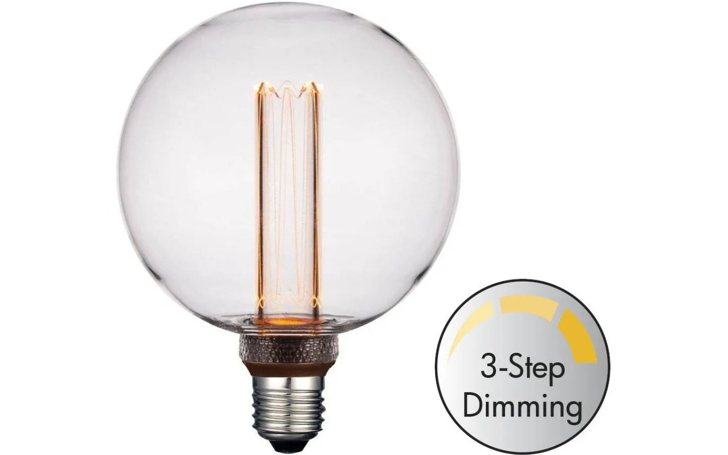 Halo Design LED E27 3-Steg DIM Glob 125mm 3000K 200lm 5W(20W) Blitz* Dekorativa Ljuskällor E27|3-Steg Dim E27