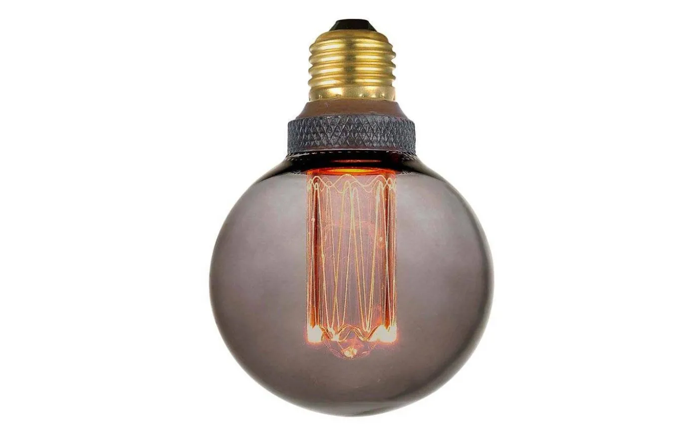 LED E27 3-Steg DIM Glob 80mm 1800K 200lm 5W(20W) Smoke